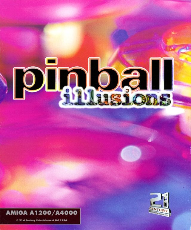 Pinball Illusions box art for Amiga
